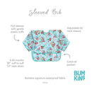 Bumkins - Disney Baby Sleeved Bib, Little Mermaid Image 4