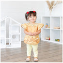 Bumkins Disney Princess Ruffle Apron Bib - Belle Image 2