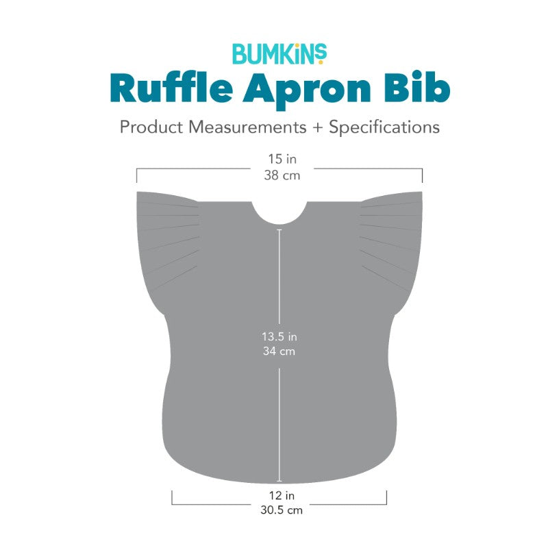 Bumkins Disney Ruffle Apron Bib - Tiana Image 7