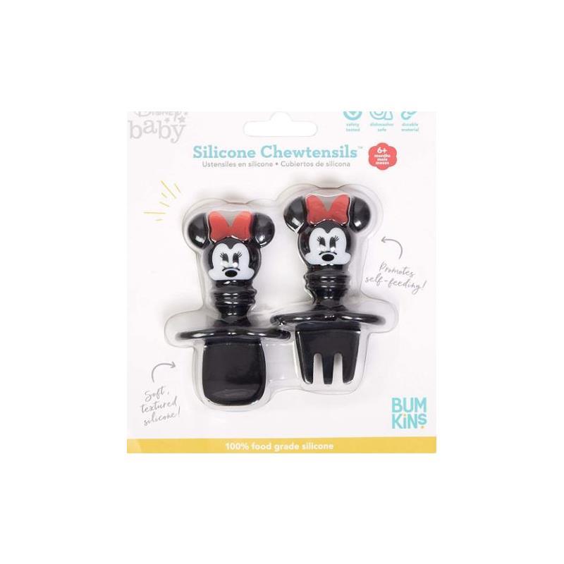Bumkins Disney Silicone Chewstensils - Minnie Mouse Image 7