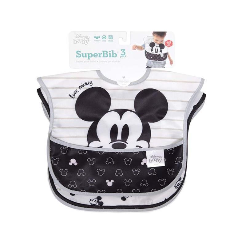 Bumkins Disney Superbib 3 Pack, Mickey Mouse  Image 5
