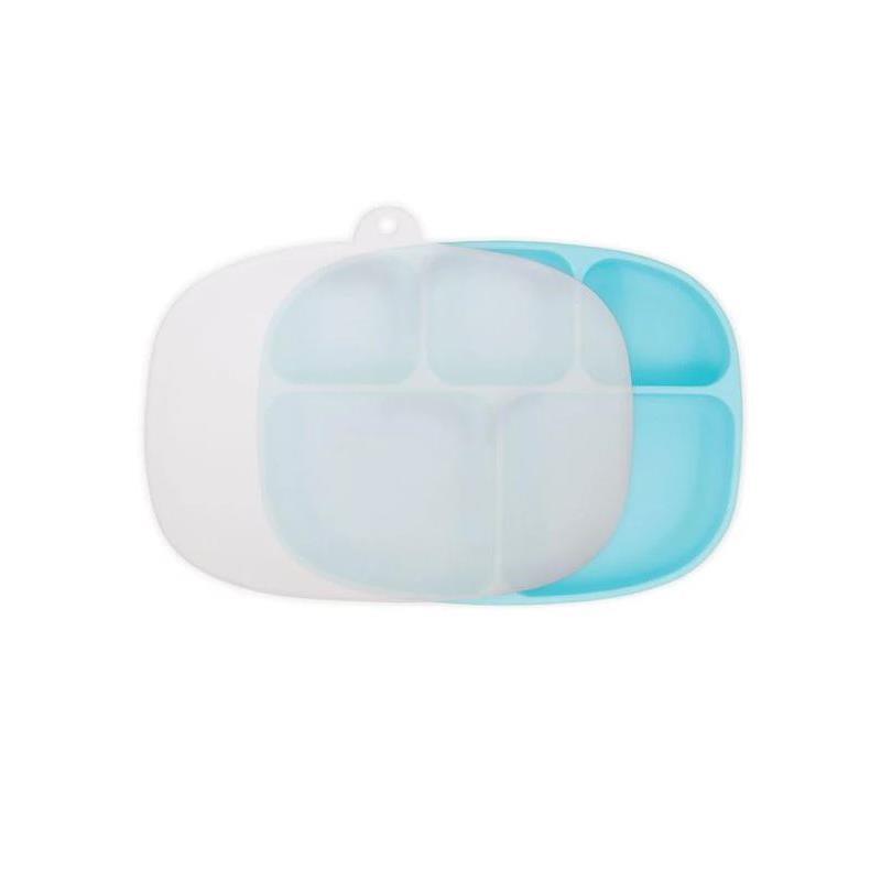 Bumkins - Grip Dish And Stretch Lid, Blue Image 1