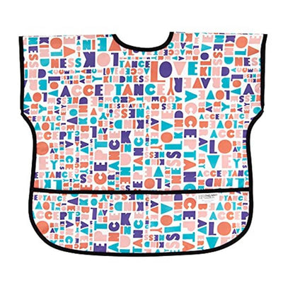 Bumkins Short Sleeve Bib Born This Way Kindness Image 1