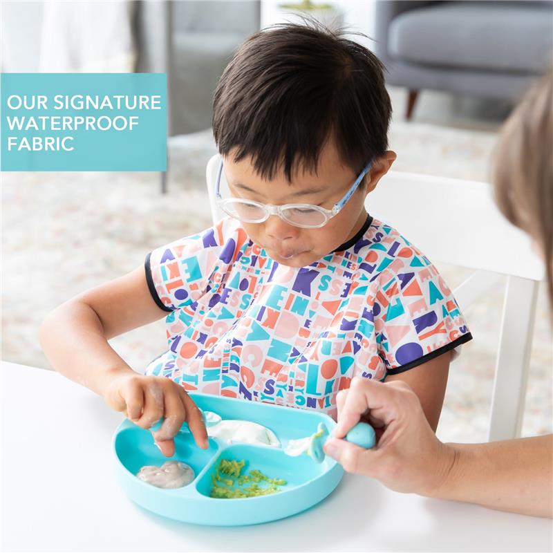 Bumkins Short Sleeve Bib Born This Way Kindness Image 3