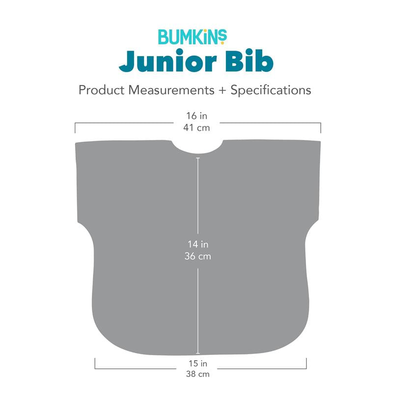 Bumkins Short Sleeve Bib for Toddler & Kids, Born This Way Image 7