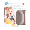 Bumkins Silicone First Feeding Set with Lid and Spoon - Sand Image 6