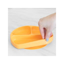 Bumkins - Silicone Grip Dish - Baby plate - Tangerine Image 6