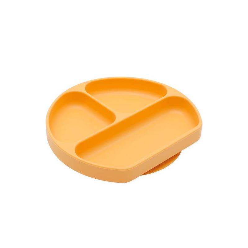 Bumkins - Silicone Grip Dish - Baby plate - Tangerine Image 1