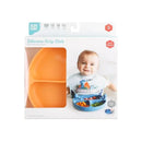 Bumkins - Silicone Grip Dish - Baby plate - Tangerine Image 2