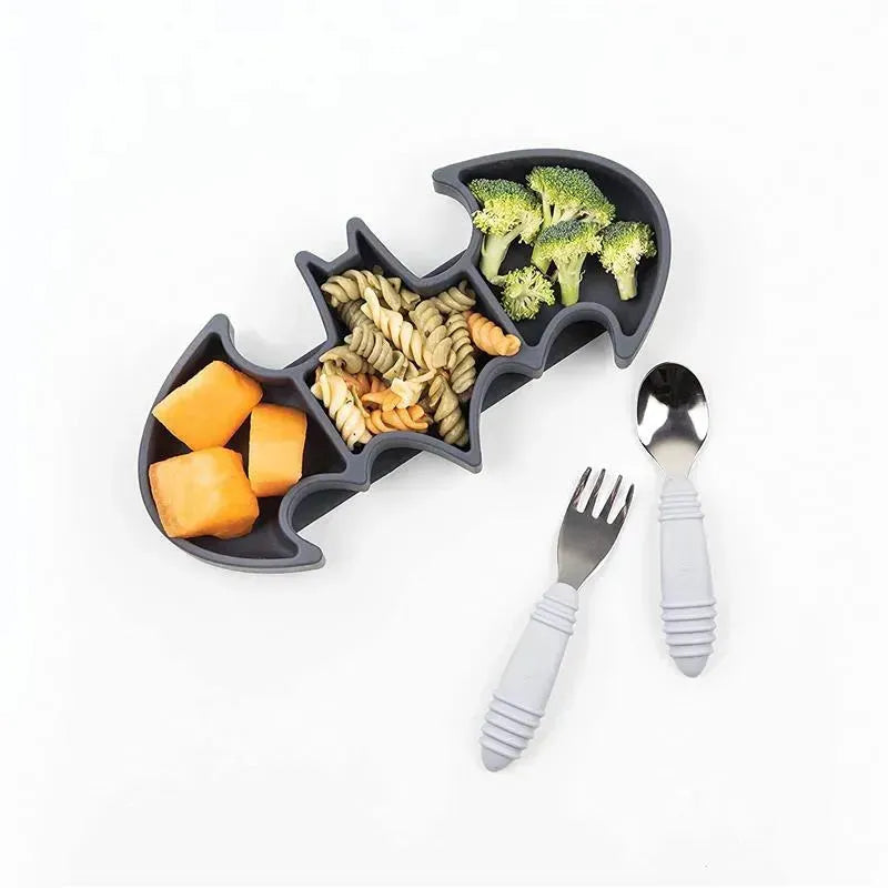 Bumkins - Silicone Grip Dish, Batman Image 3