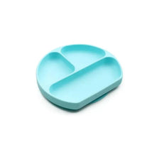 Bumkins Silicone Grip Dish, Blue Image 1