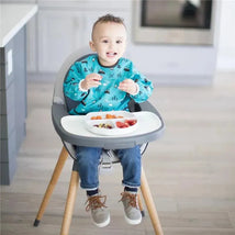Bumkins Silicone Grip Dish, Blue Image 2