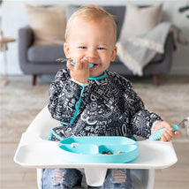 Bumkins Sleeved Bib for Girl or Boy Feeding, Born This Way Image 2