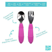 Bumkins - Spoon & Fork, Dark Blue Image 2