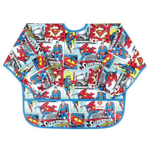 Bumkins Superman Comics Costume Sleeved Bib Image 1