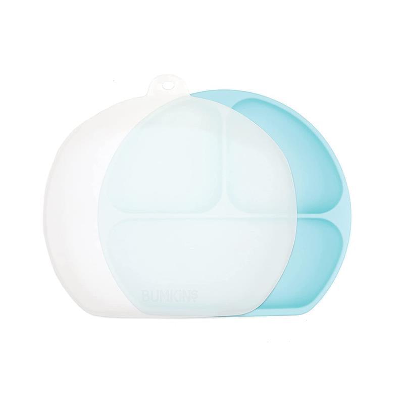 Bumkins - Toddler and Baby Suction Plates, Blue Image 1