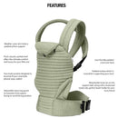 Bumpsuit The Armadillo Baby Carrier, Matcha Image 3