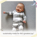 Burts Bees 2Pk Good Night Sky Organic Cotton Crib Sheets Set, Ice Flow