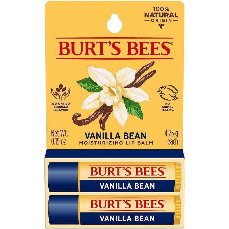 Burts Bees - 2Pk Lip Balm Vanilla Bean Image 1