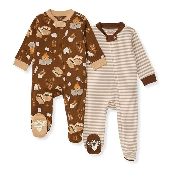 Burts Bees 2Pk S'mores Please Sleep Play, Hunter