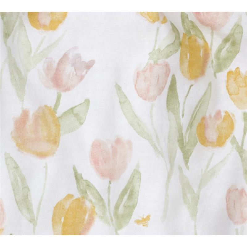 Burts Bees 2Pk Tulip Field Bubble Romper Set Image 4