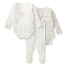 Burts Bees - 3Pk Amsterdam Bodysuit & Pant Set Eggshell Image 2