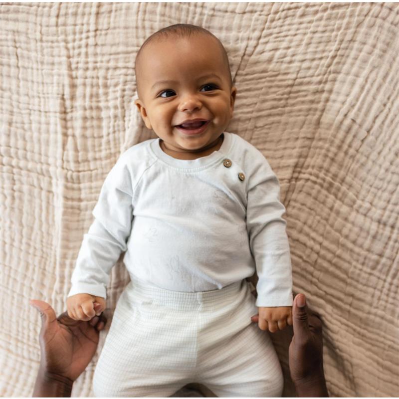 Burts Bees 3Pk Frog Baby Boy Bodysuit & Pants Set Image 2