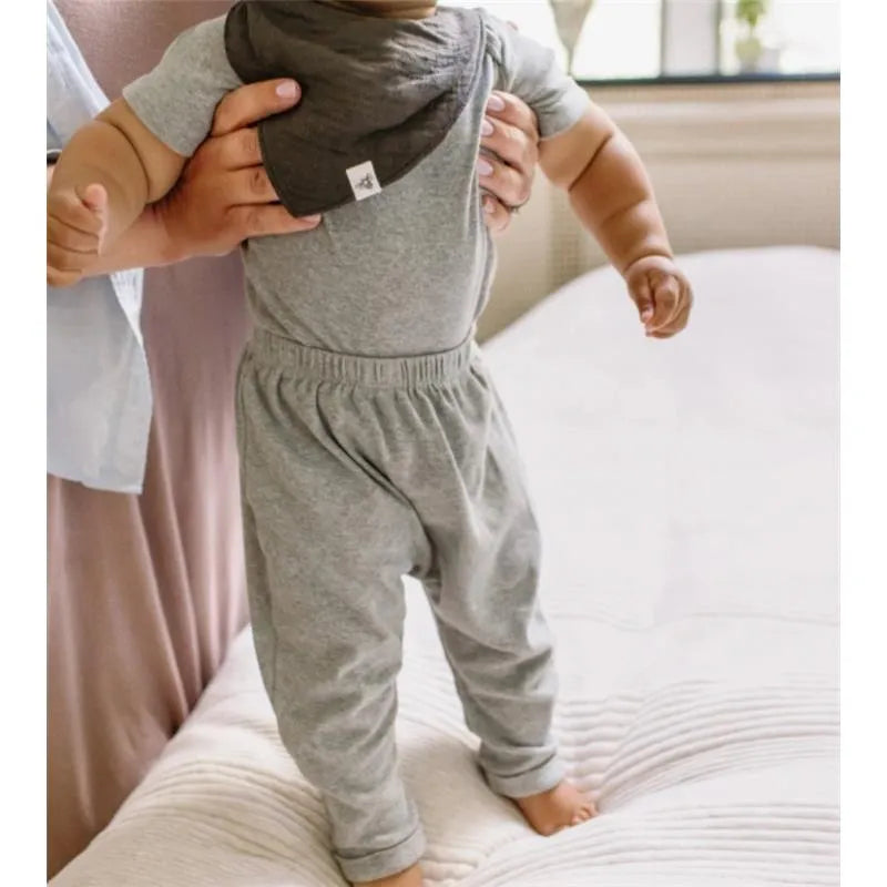 Burts Bees - 3Pk Organic Cotton Baby Harem Pants, Midnight Image 4