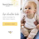 Burt's Bees 5Pk Baby Bibs 100% Organic Cotton Teething Drool Bibs