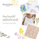 Burt's Bees 5Pk Baby Bibs 100% Organic Cotton Teething Drool Bibs