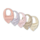 Burts Bees 5Pk Organic Cotton Baby Bandana Bibs, Pink Sand