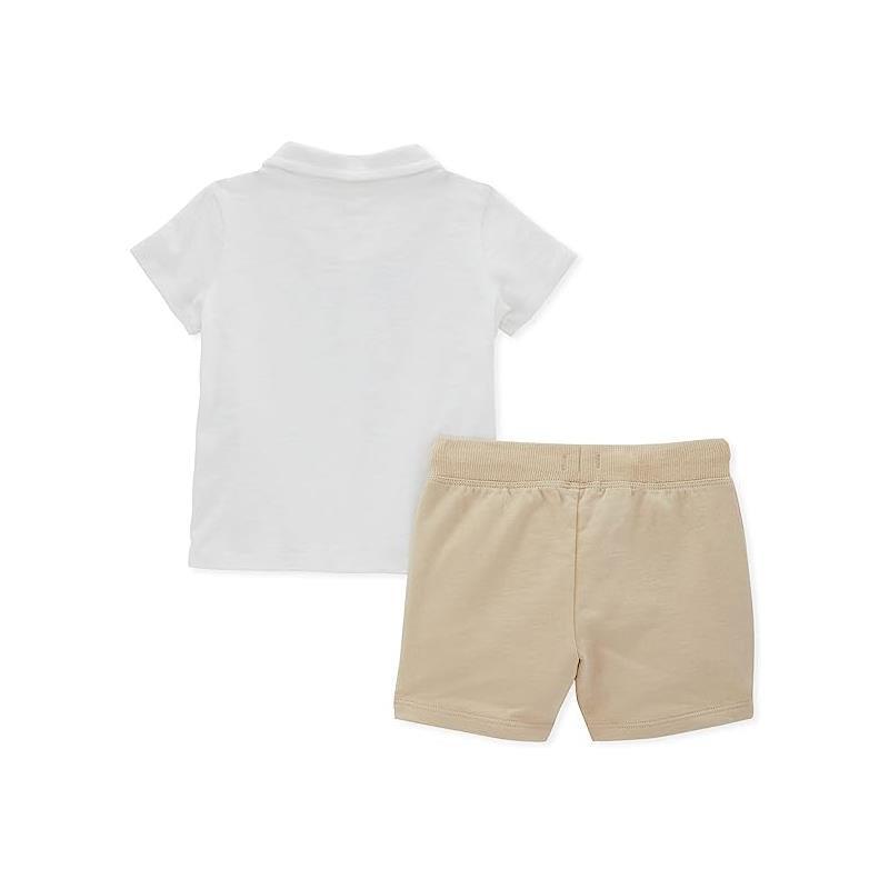 Burts Bees - Baby Boys Shirt & Pant Outfit Bundle, Cloud Image 2