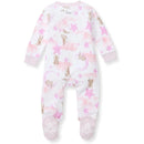 Burts Bees - Baby Girl Stardust Bunnies Sleep & Play, Crocus Image 2