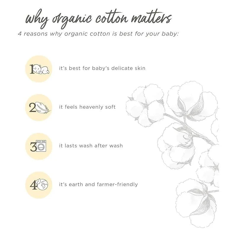 Burts Bees - Baby Girl Stardust Bunnies Sleep & Play, Crocus Image 4