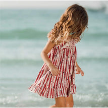 Burts Bees Baby Girl Stars & Stripes Organic Cotton Dress Image 2