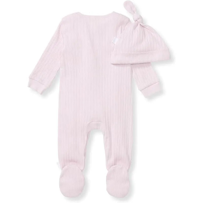 Burts Bees - Baby Girl Sweet Rib Jumpsuit Set, Sweet Lavender Image 4