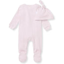 Burts Bees - Baby Girl Sweet Rib Jumpsuit Set, Sweet Lavender Image 4