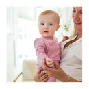 Burts Bees - Baby Girl Wrap Front Bodysuit Set, Crocus Image 4