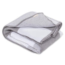 Burt's Bees Bedding - Dottie Bee Baby Quilt, Heather Grey Image 3