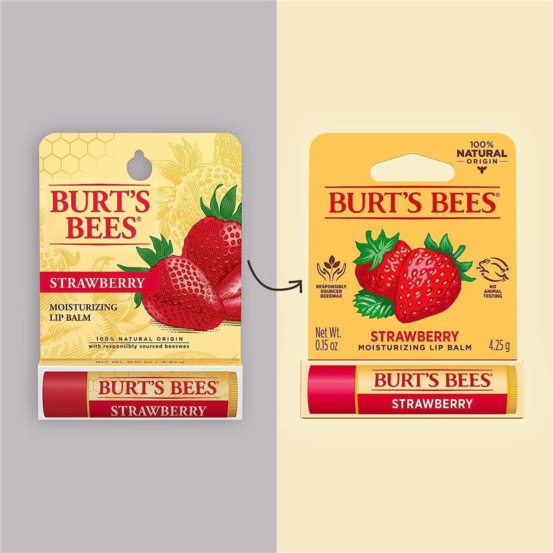 Burts Bees - Lip Balm Strawberry Image 3