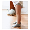 Burts Bees - 6Pk Organic Cotton Solid Heather Grey Baby Socks Image 3