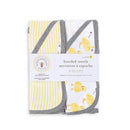 Burt's Bees Set Of 2 Little Ducks Hooded Towels Sunshine Hanger Image 1