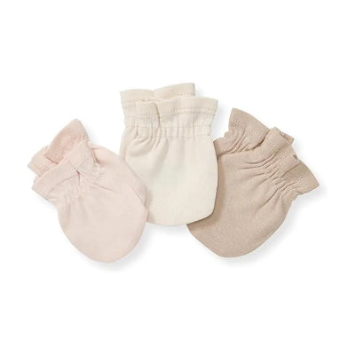 Burts Bees - Set Of 3 Solid Mitts, Ranunculus Image 1