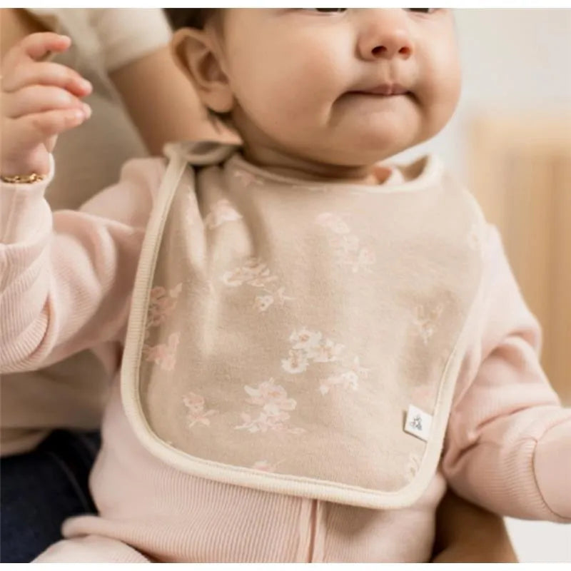 Burts Bees - Set Of 5 Whimsical Floral Lap Shoulder Bibs, Ranunculus Image 2