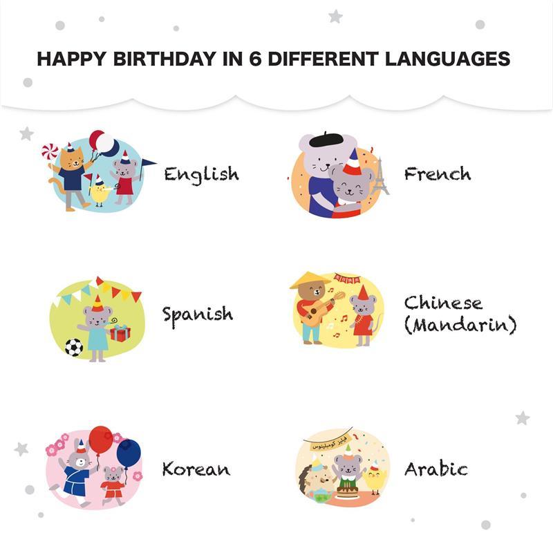 Cali's Books - Happy Birthday In Six Languages Image 2