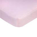 Carter' s Baby Basics Knit Fitted Crib Sheet, Pink Image 1