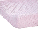 Carter' s Bubble Dot Velboa Changing Pad Cover, Pink Image 2