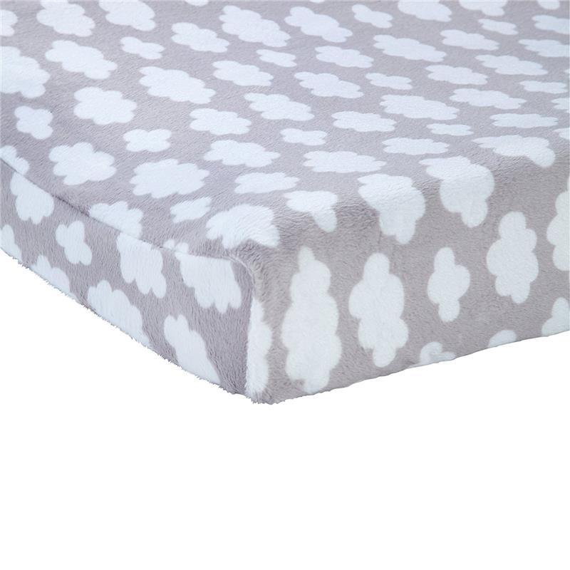 Carter' s Printed Changing Pad Cover, Grey Cloud Image 2