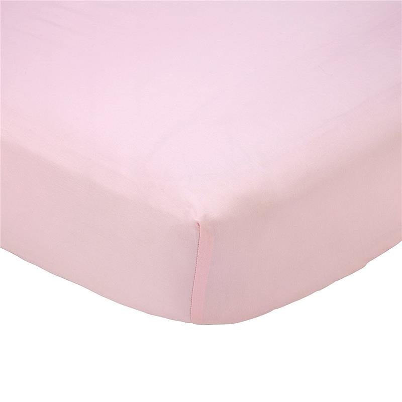 Carter' s Sateen Fitted Crib Sheet, Pink Image 1