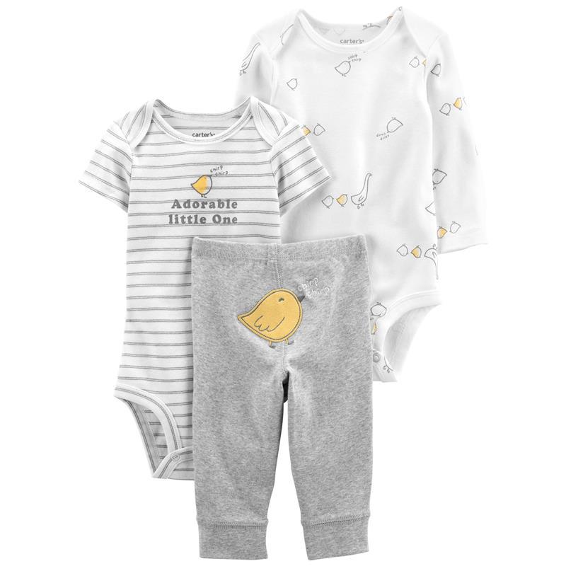 Carter's - 3-Piece Little Character Set Greychick - Gray Image 1